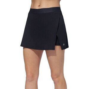 Eleven Women`s Can`t Stop Won`t Stop 13 Inch Tennis Skort large black $88 msrp